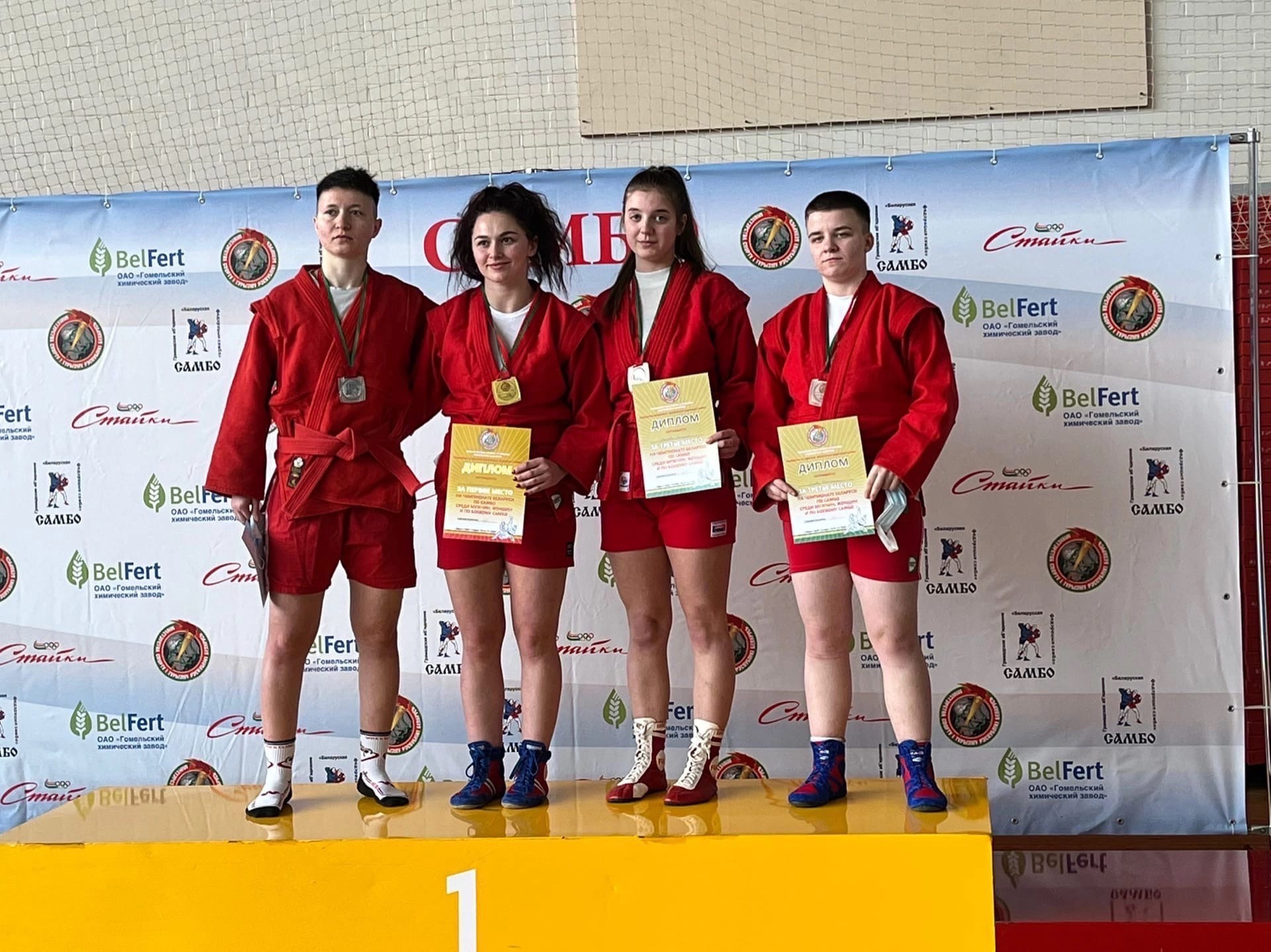 две медали на чемпионате Республики Беларусь по боевому самбо