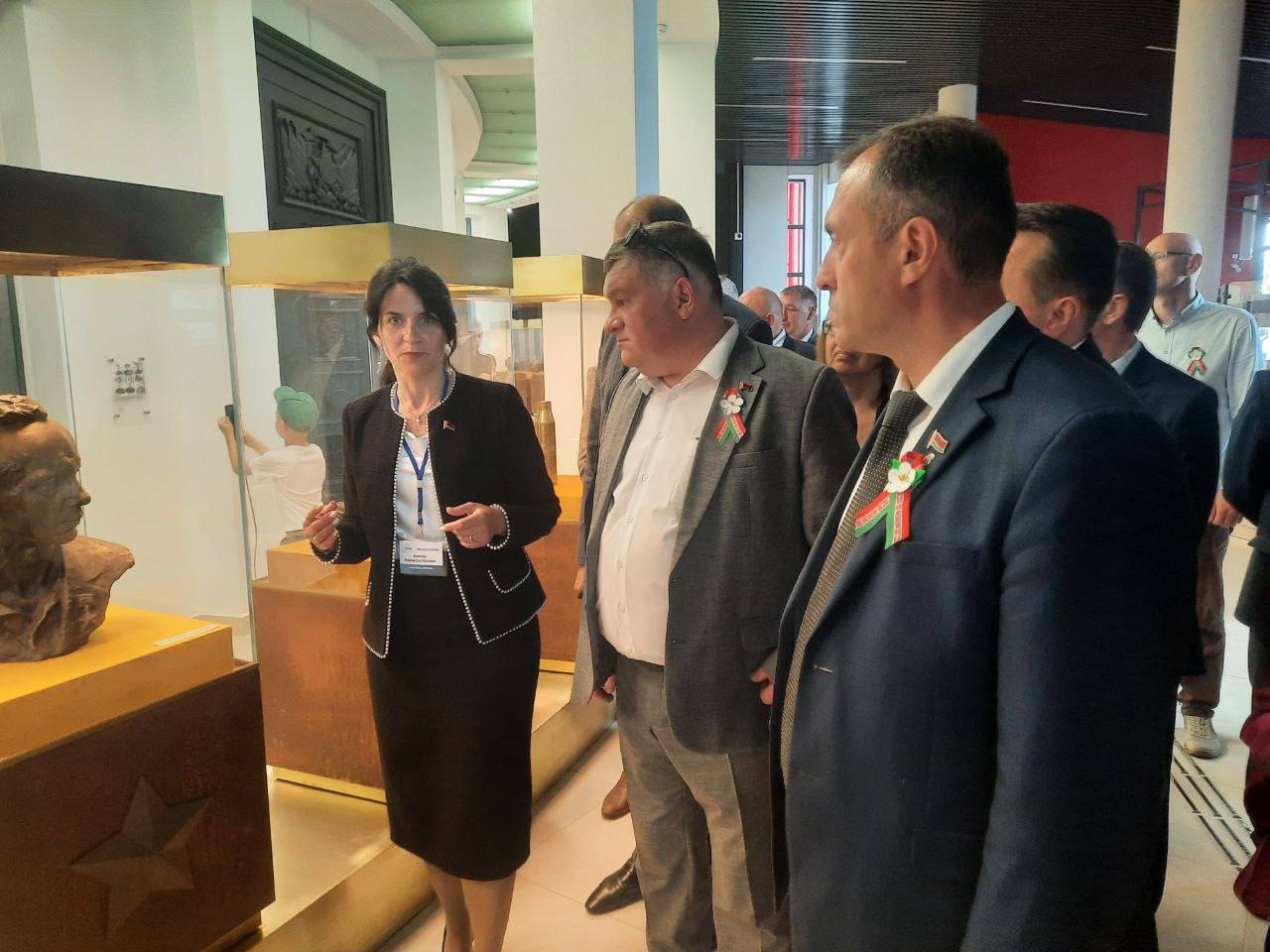 торжественном открытии Музея Славы Могилевщины